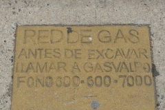 réseau de gaz, avant de creuser téléphoner à gazValparaiso, tél...